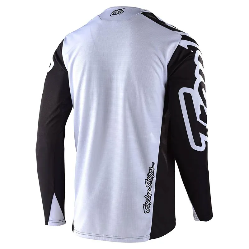 Troy Lee Designs Sprint Seca 2.0 Long Sleeve Jersey - Black/Burgundy-1