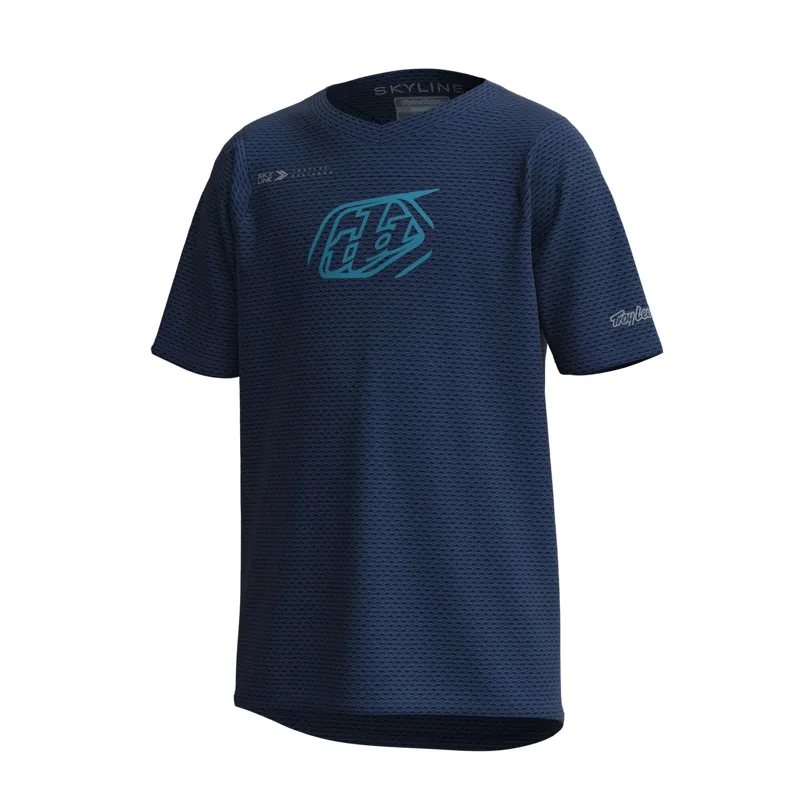 Troy Lee Designs Skyline Youth Short Sleeve Jersey - Iconic Navy
