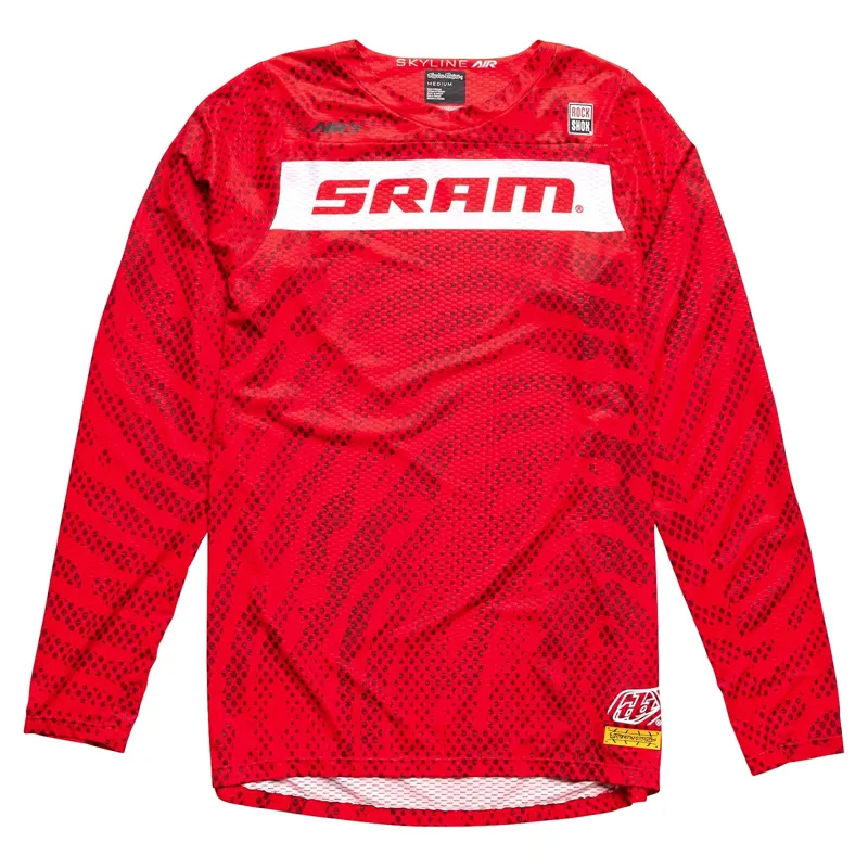 Troy Lee Designs Skyline Air Men's Long Sleeve Jersey - Sram Roots Red