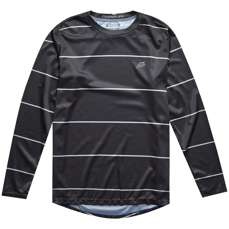 Troy Lee Flowline Men's Long Sleeve Jersey - Revert Black
