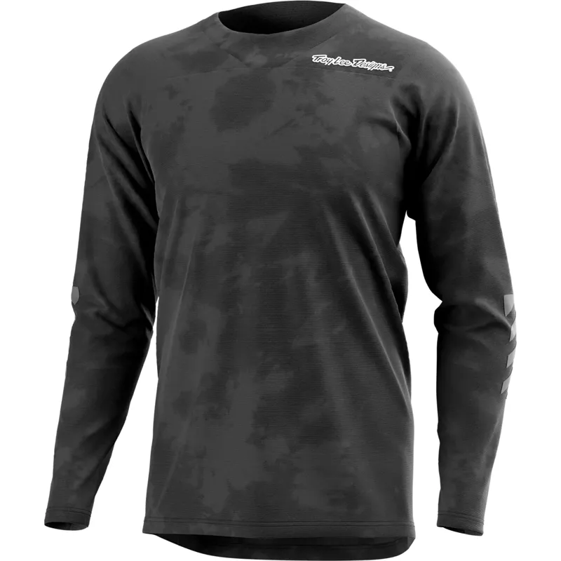 Troy Lee Designs Skyline Chill Men's Long Sleeve Jersey - Tie Dye Charcoal