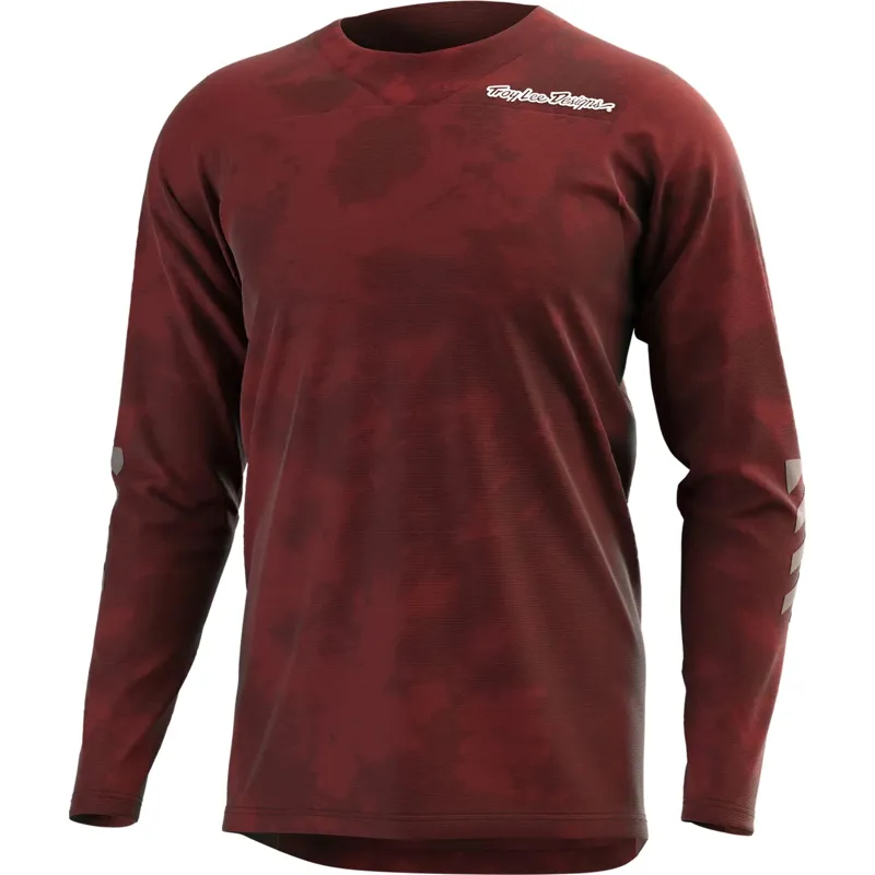Troy Lee Designs Skyline Chill Men's Long Sleeve Jersey - Tie Dye Wine