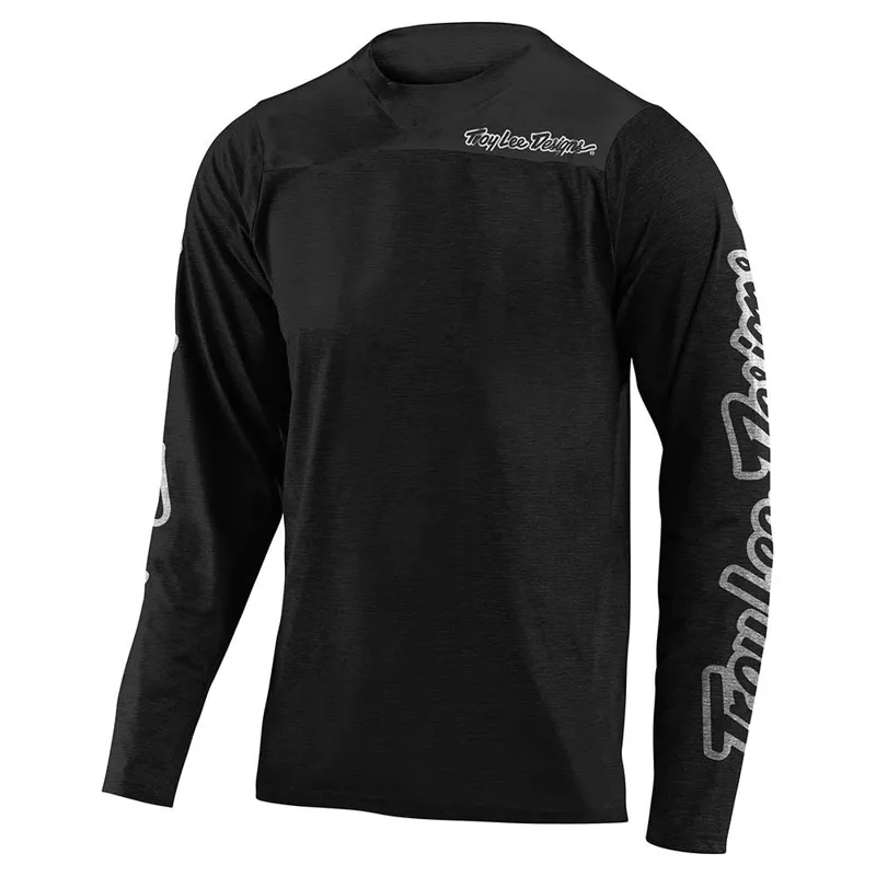 Troy Lee Designs Skyline Chill Men's Long Sleeve Jersey - Black - XXL