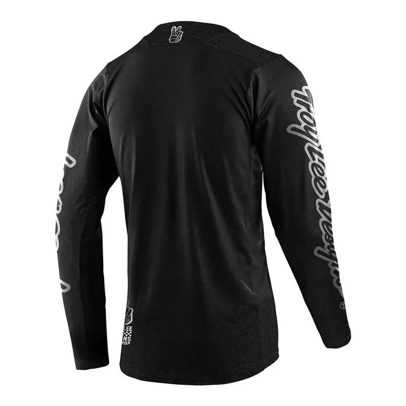 Troy Lee Designs Skyline Chill Men's Long Sleeve Jersey - Black - XXL-1