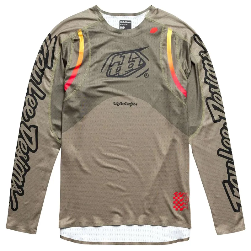 Troy Lee Designs Sprint Ultra Men's Long Sleeve Jersey - Pinned Olive