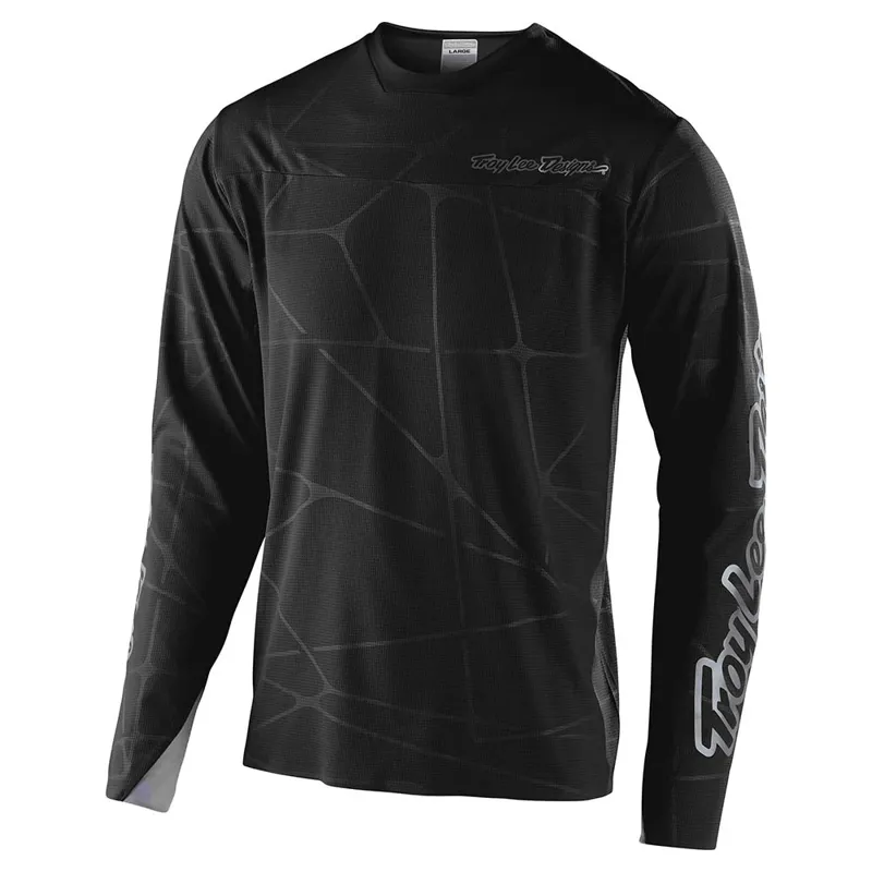 Troy Lee Designs Sprint Ultra Long Sleeve Jersey - Podium Black/Silver
