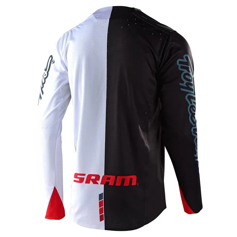 Troy Lee Designs Sprint Ultra Long Sleeve Jersey - Sram Black/White-1
