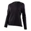 Troy Lee Designs Lilium Long Sleeve Women's Jersey - Solid Black