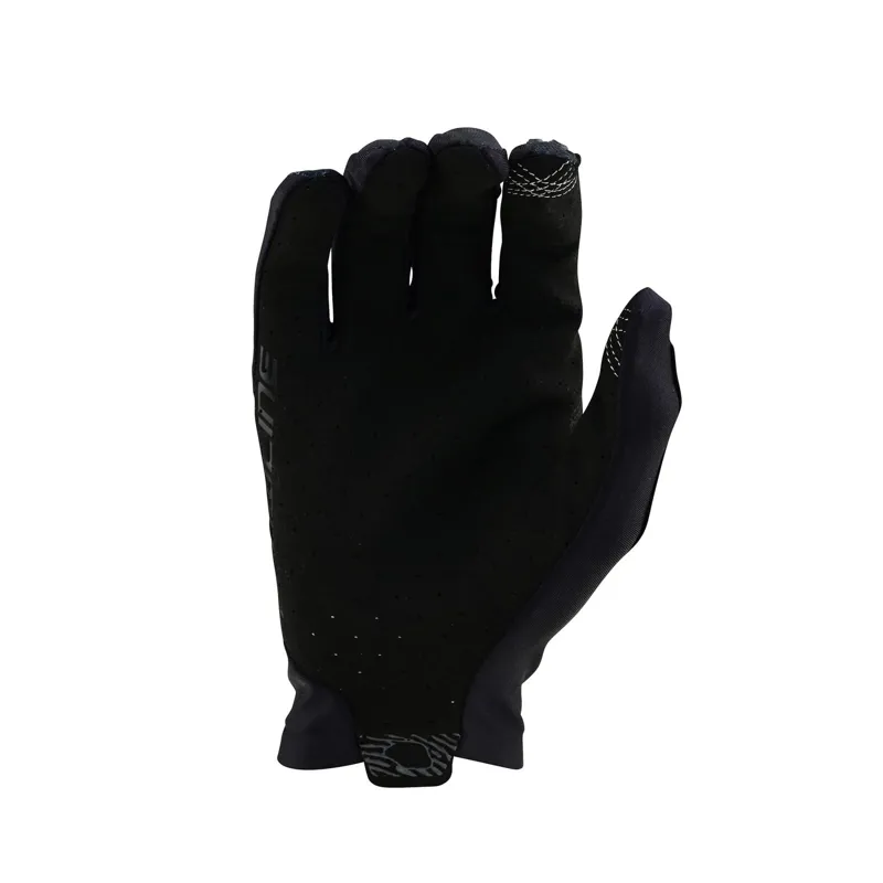 Troy Lee Designs Flowline Long Finger Gloves - Flipped Black-1