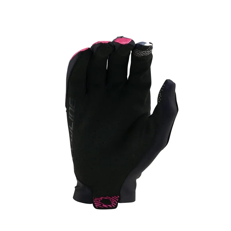 Troy Lee Designs Flowline Long Finger Gloves - Camo Berry-1