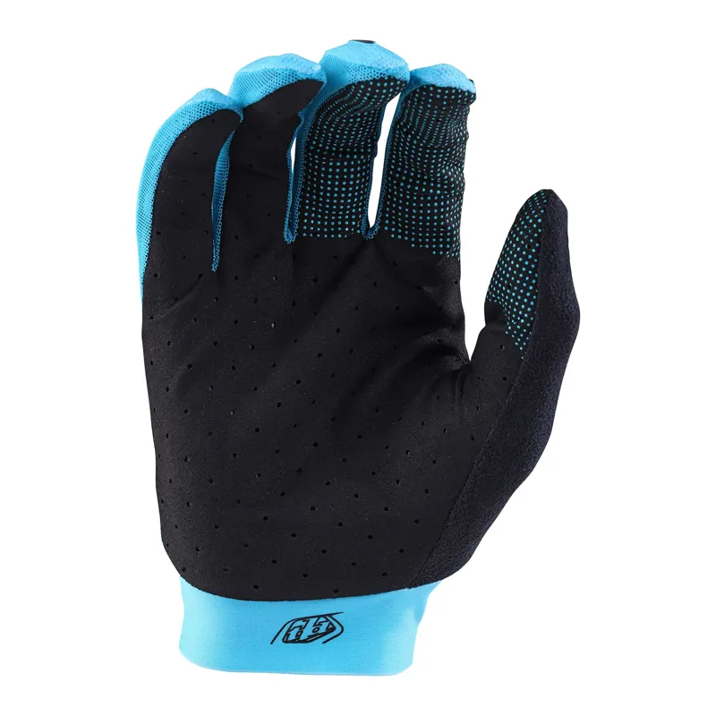 Troy Lee Designs Ace Long Finger Gloves - Mono Aqua-1