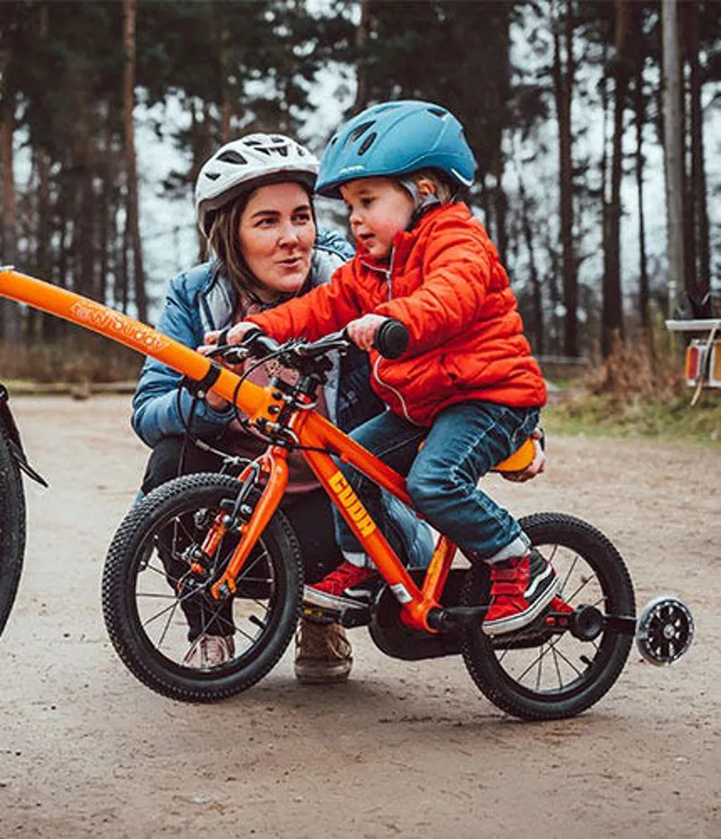 ETC Towbuddy Childs Bike Towbar - 26-29w - Orange-4