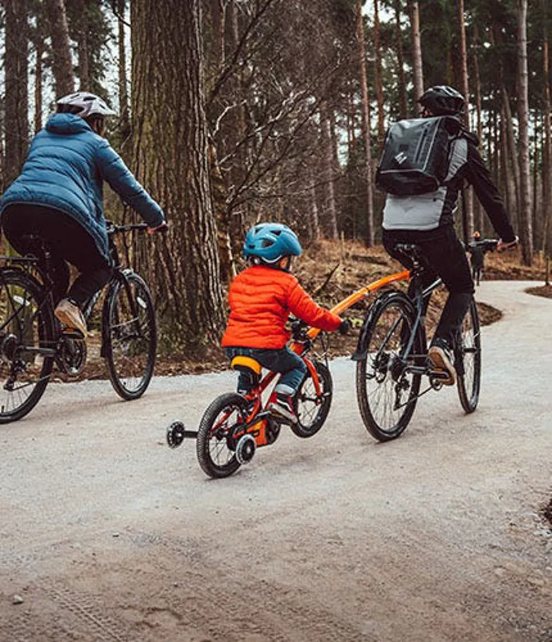 ETC Towbuddy Childs Bike Towbar - 26-29w - Orange-5