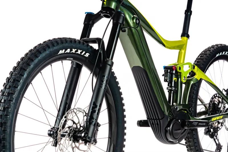 Giant Trance E+ 1 27.5 2020 Electric MTB - Acid Yellow/Army Metallic-1