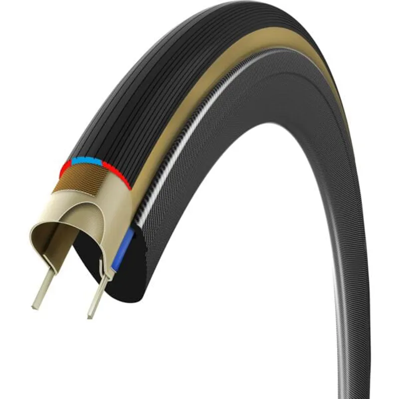 Vittoria Corsa Pro Folding TLR G2.0 700c Tubeless Road Tyre - Black/Tan-1