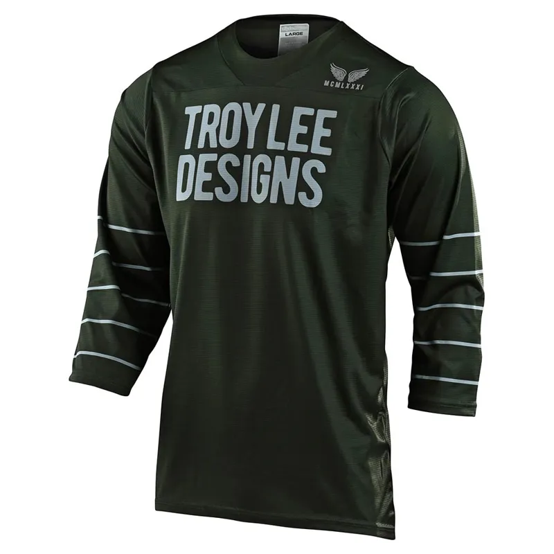 Troy Lee Designs Ruckus V2 3/4 Jersey - Green/Silver Blue