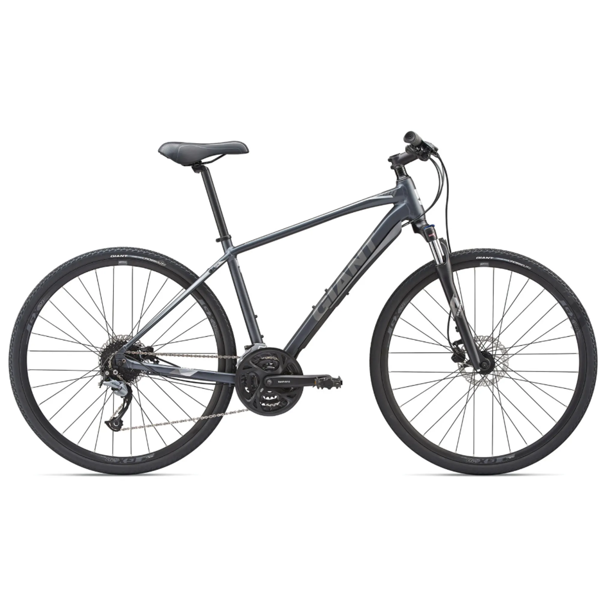 Giant Roam 2 Disc 2019 Hybrid Bike Charcoal