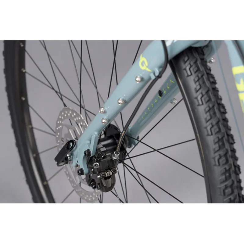 Genesis Croix De Fer 10 FB Flat Bar Gravel Road Bike - Blue-11