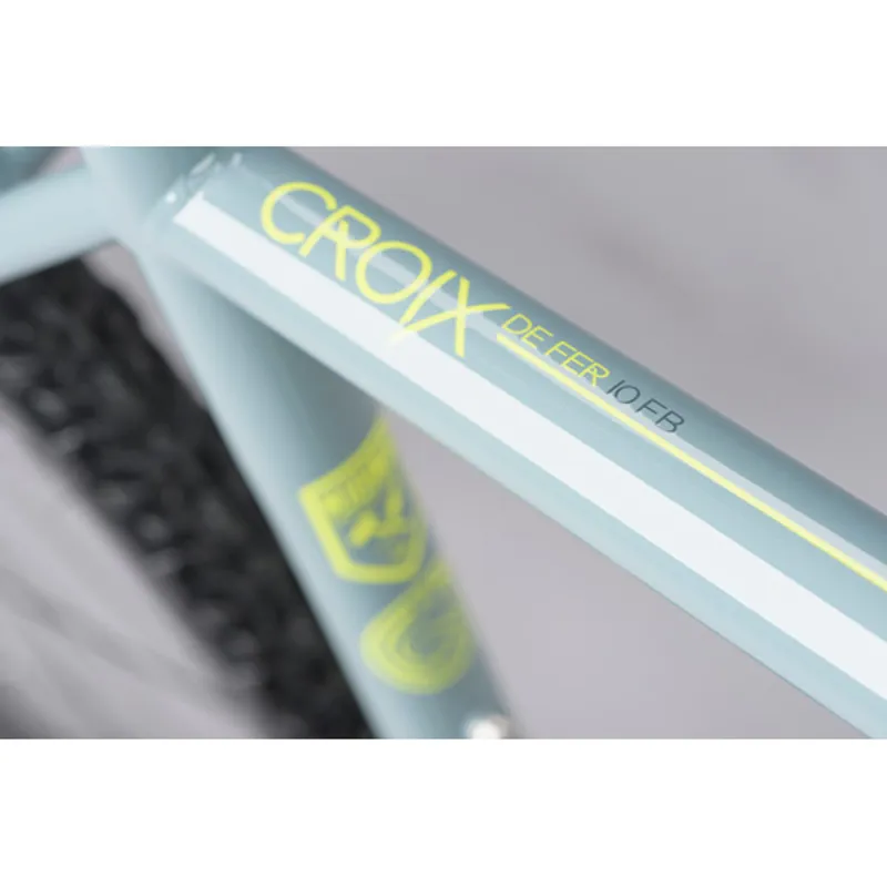 Genesis Croix De Fer 10 FB Flat Bar Gravel Road Bike - Blue-5