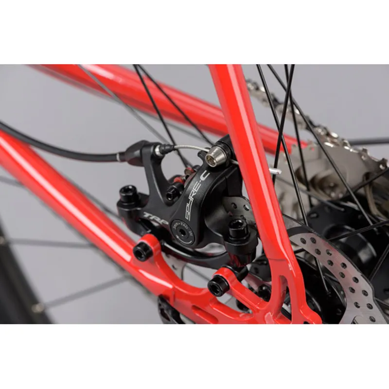 Genesis Croix De Fer 20 Gravel Road Bike - Red-9