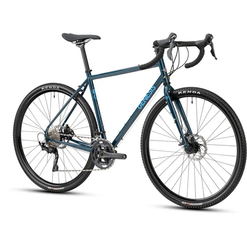 Genesis Croix De Fer 20 Gravel Road Bike - Dark Blue-1