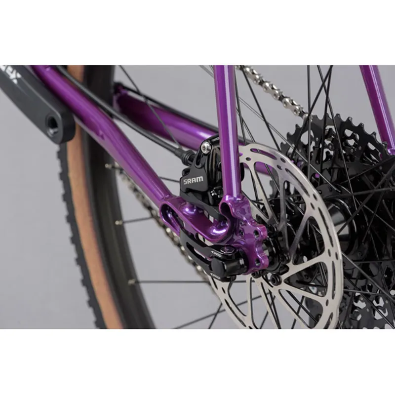 Genesis Fugio 20 2021 Gravel Road Bike - Purple/Black-10