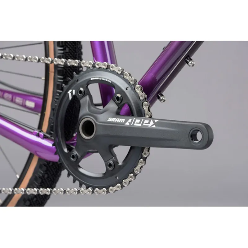 Genesis Fugio 20 2021 Gravel Road Bike - Purple/Black-3