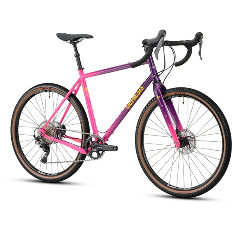 Genesis Fugio 30 2021 Gravel Road Bike - Pink/Purple-1