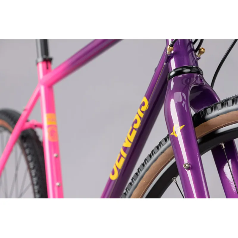 Genesis Fugio 30 2021 Gravel Road Bike - Pink/Purple-4