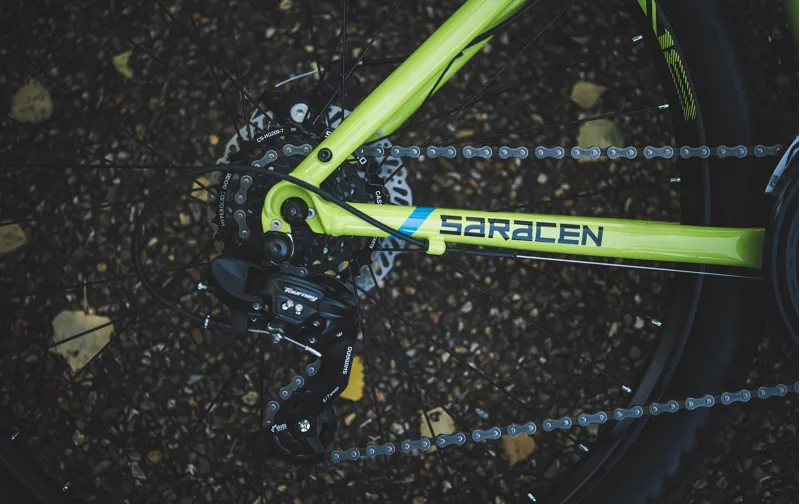 Saracen Tufftrax 27.5 2019 Hardtail Mountain Bike - Lime-10