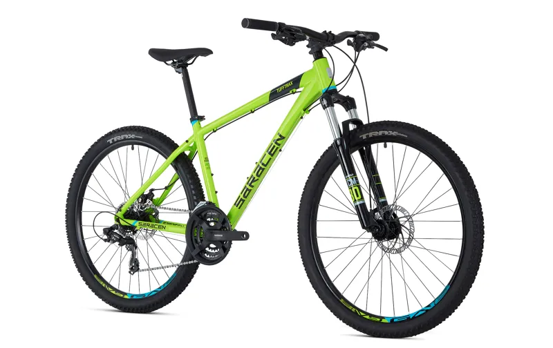 Saracen Tufftrax 27.5 2019 Hardtail Mountain Bike - Lime-1