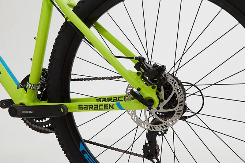 Saracen Tufftrax 27.5 2019 Hardtail Mountain Bike - Lime-3