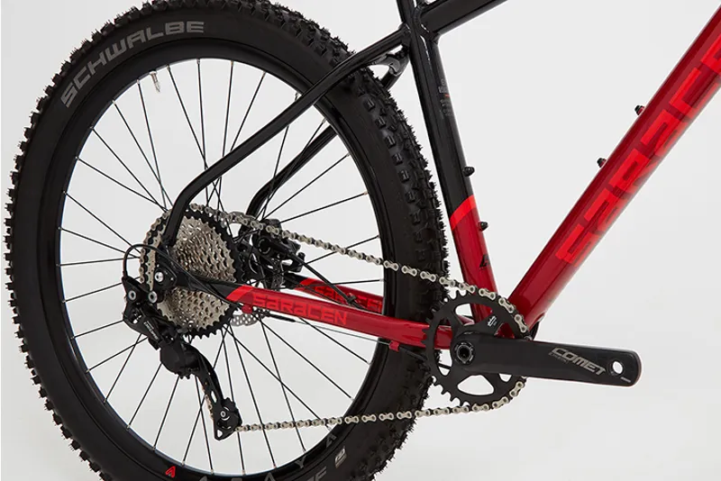 Saracen Mantra Trail LSL 27.5 2019 Hardtail Mountain Bike - Black/Red-5