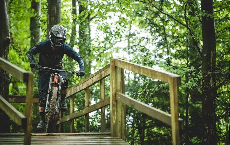 Saracen Myst AL 27.5 2019 Downhill Mountain Bike - Orange-11