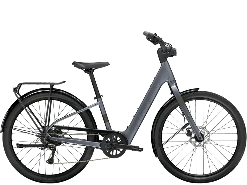 Trek Verve+ 1 Lowstep 250w 2026 Electric Hybrid Bike - Galactic Grey