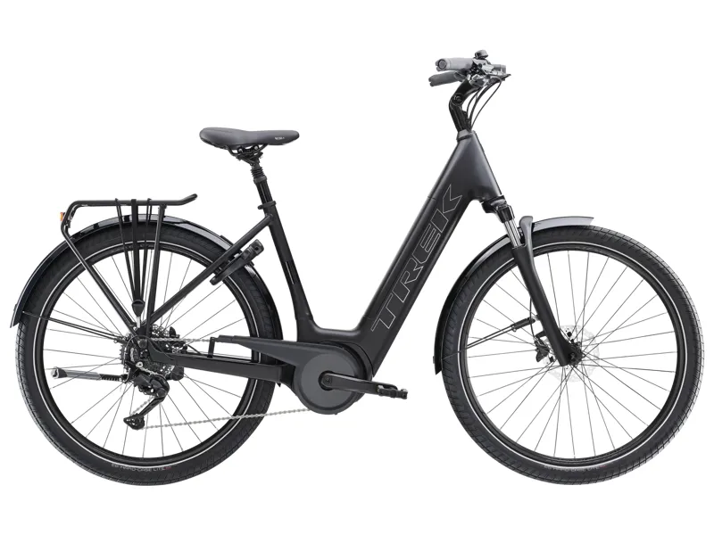 Trek Verve+ 3 400wh Lowstep 2026 Electric Hybrid Bike - Trek Black