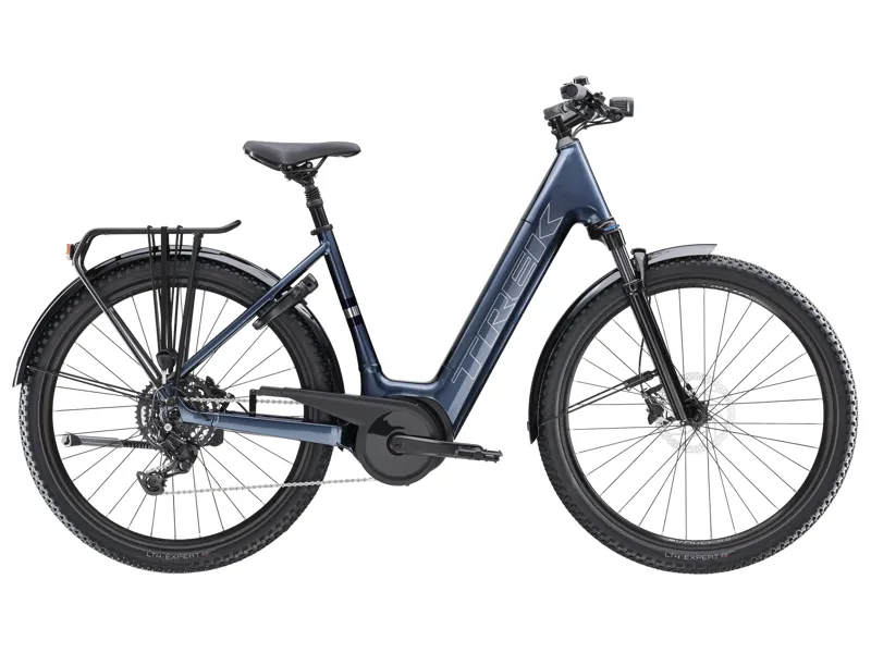 Trek Verve+ 4 545wh Lowstep 2026 Electric Hybrid Bike - Galactic Grey