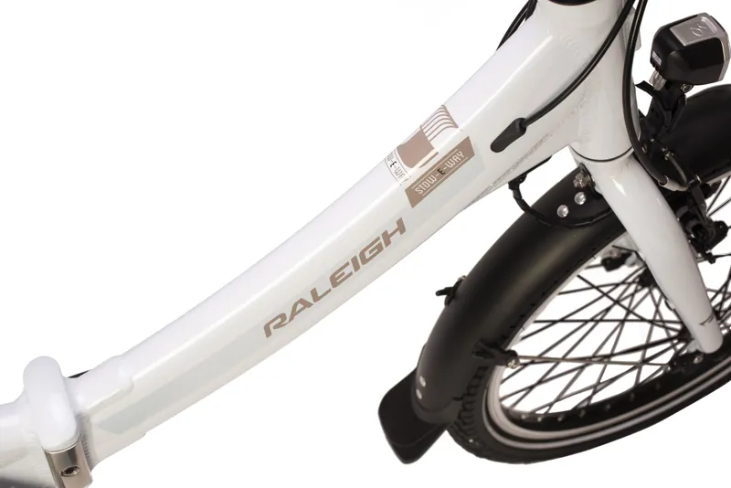 Raleigh Stoweway 20 inch Folding Electric Urban Bike - White-3