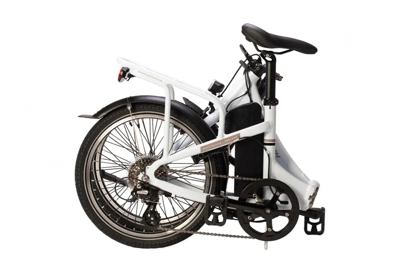 Raleigh Stoweway 20 inch Folding Electric Urban Bike - White-7