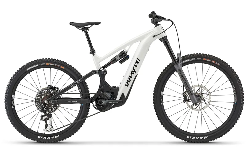 Whyte E-180 Works 29er/27.5 2024 Electric Mountain Bike - Gloss White