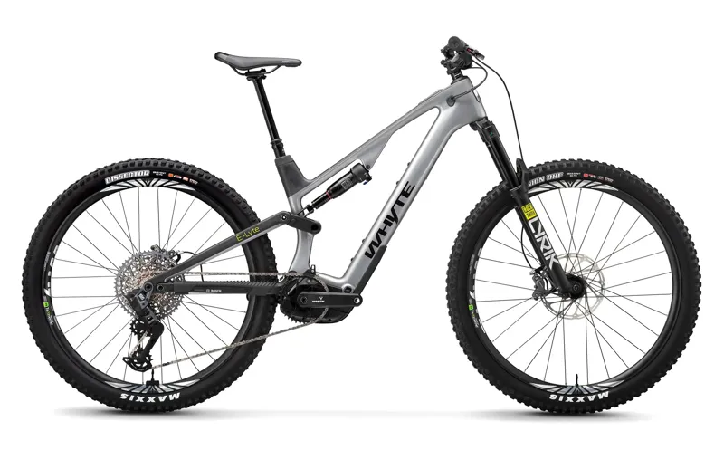 Whyte E-Lyte 150 RSX 29er 2024 Electric Mountain Bike - Gloss Silver