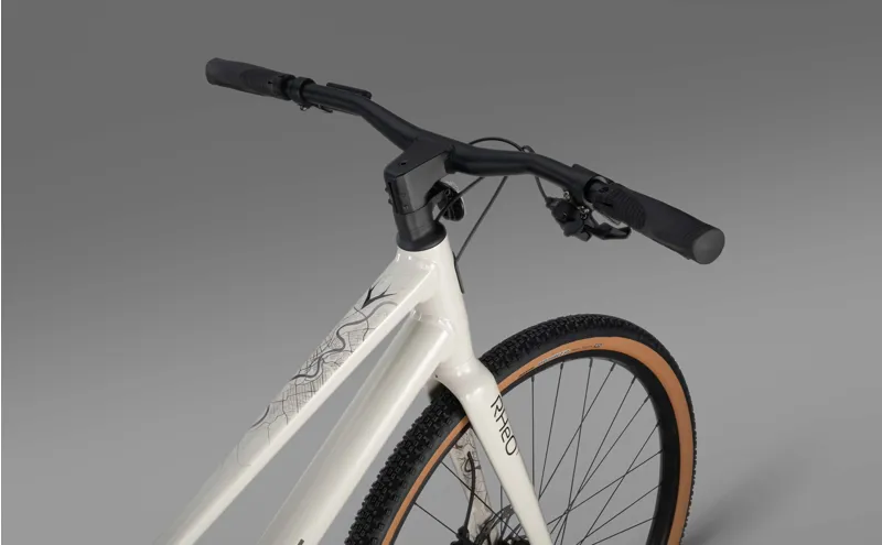 Whyte RheO 1 Step-Thru Unisex 2025 Hybrid Bike - Gloss Grey-4