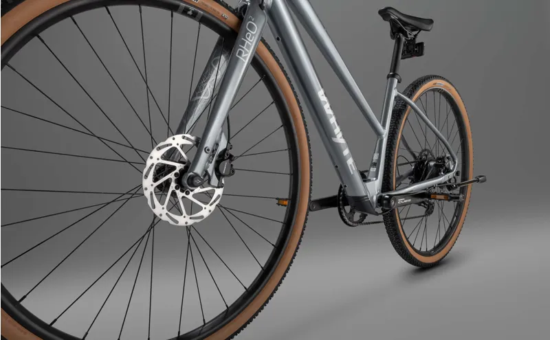 Whyte RheO 2 Step-Through 2025 Electric Hybrid Bike - Gloss Silver-12