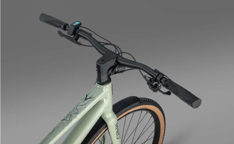 Whyte RheO 3 Step-Through 2025 Electric Hybrid Bike - Gloss Sage Green-10