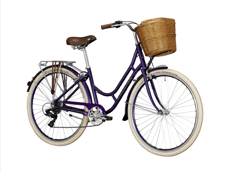 Raleigh Willow Women's Hybrid Bike - Purple-1