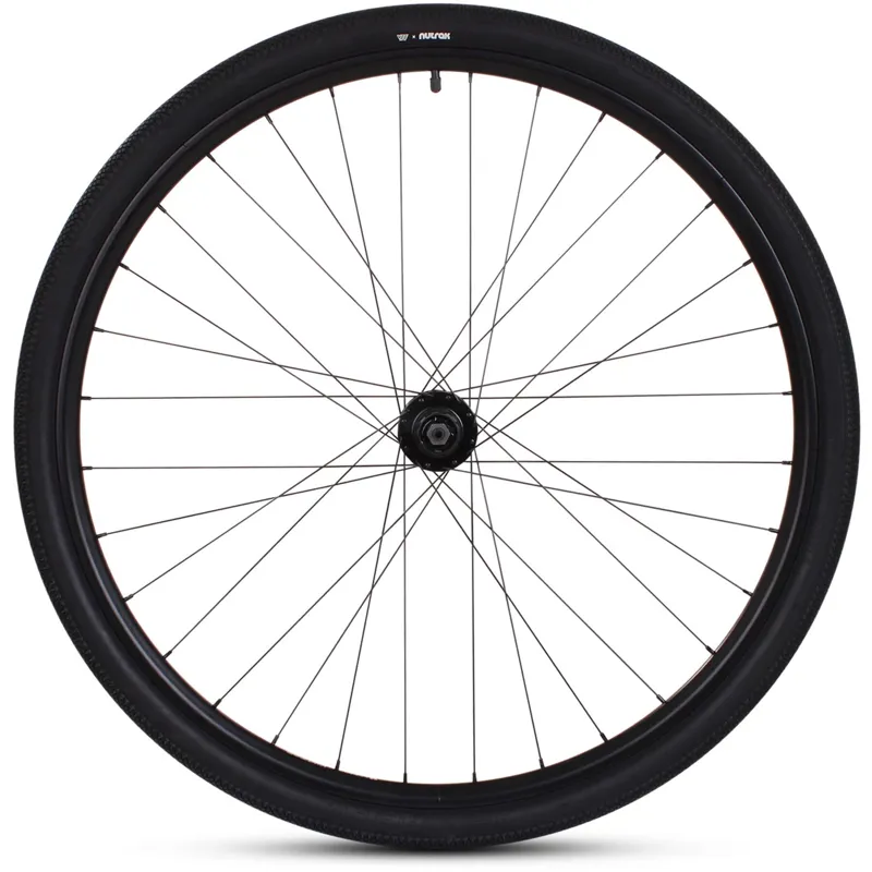 M Part Hybrid Disc Rear Wheel/Tyre Bundle Black 700c 135mm QR-1