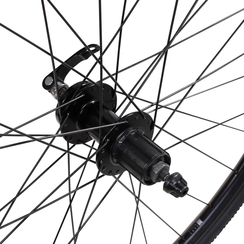 M Part Hybrid Disc Rear Wheel/Tyre Bundle Black 700c 135mm QR-2