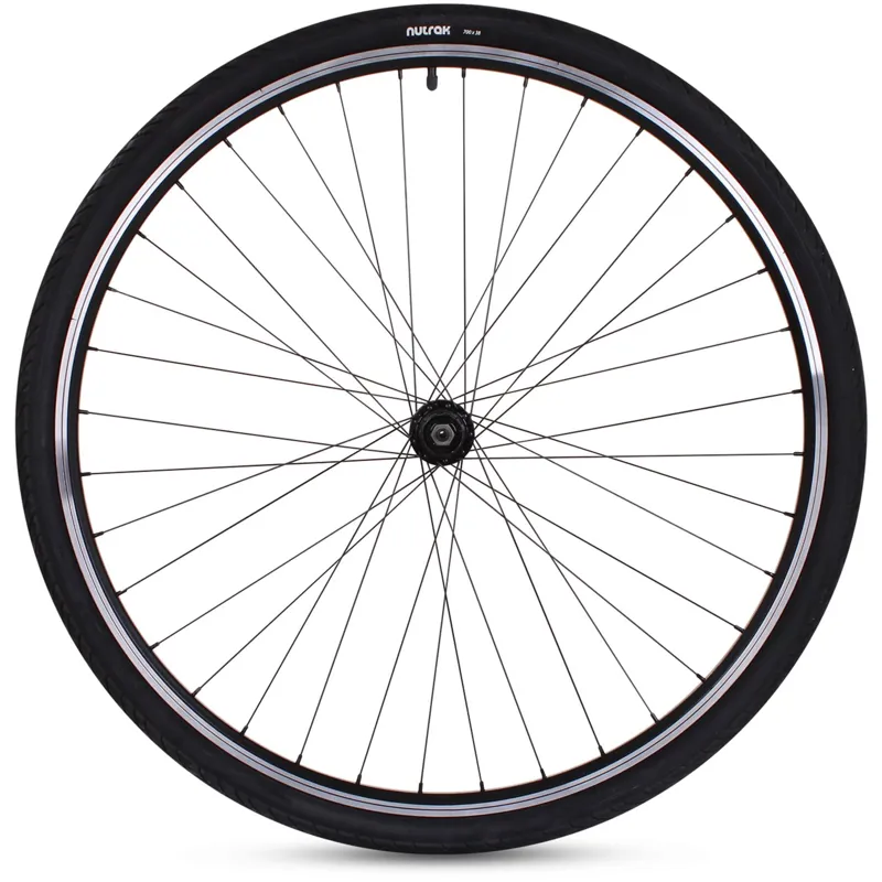 M Part Hybrid Rim Brake Rear Wheel/Tyre Bundle Black 700c 135mm QR-1