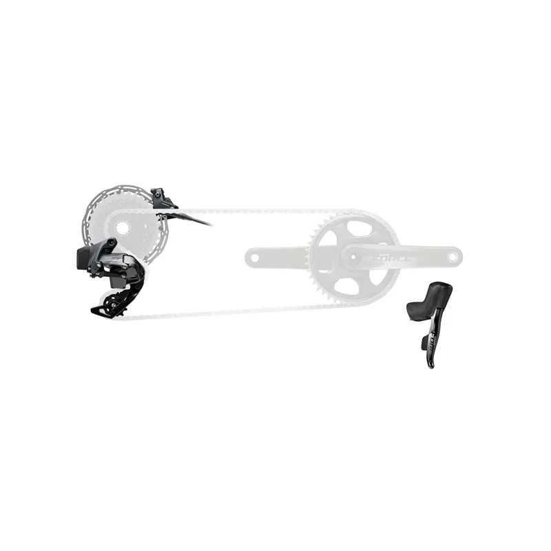 Sram Force eTap AXS 1X D1 Electronic Flatmount HRD Disc Groupset