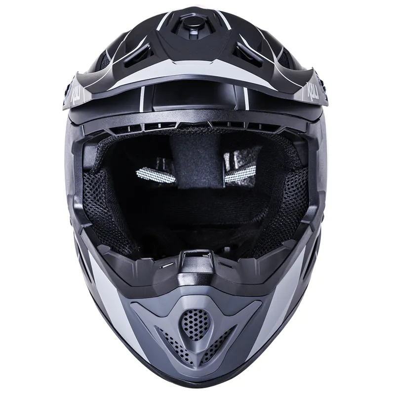 Kali Zoka Stripe Full Face Helmet - Black/Grey -3